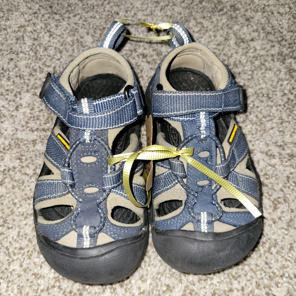 Keen Kids Blue and Black Sandals 9 Toddler